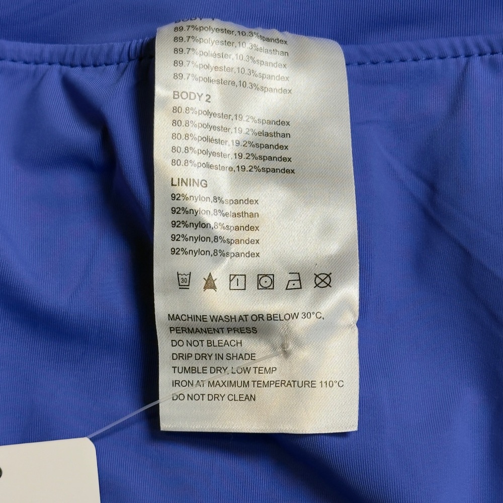 NWT Baleaf Womens XL Royal High Waisted Running Shorts Back Zip Pocket Athletic - Picture 9 of 13